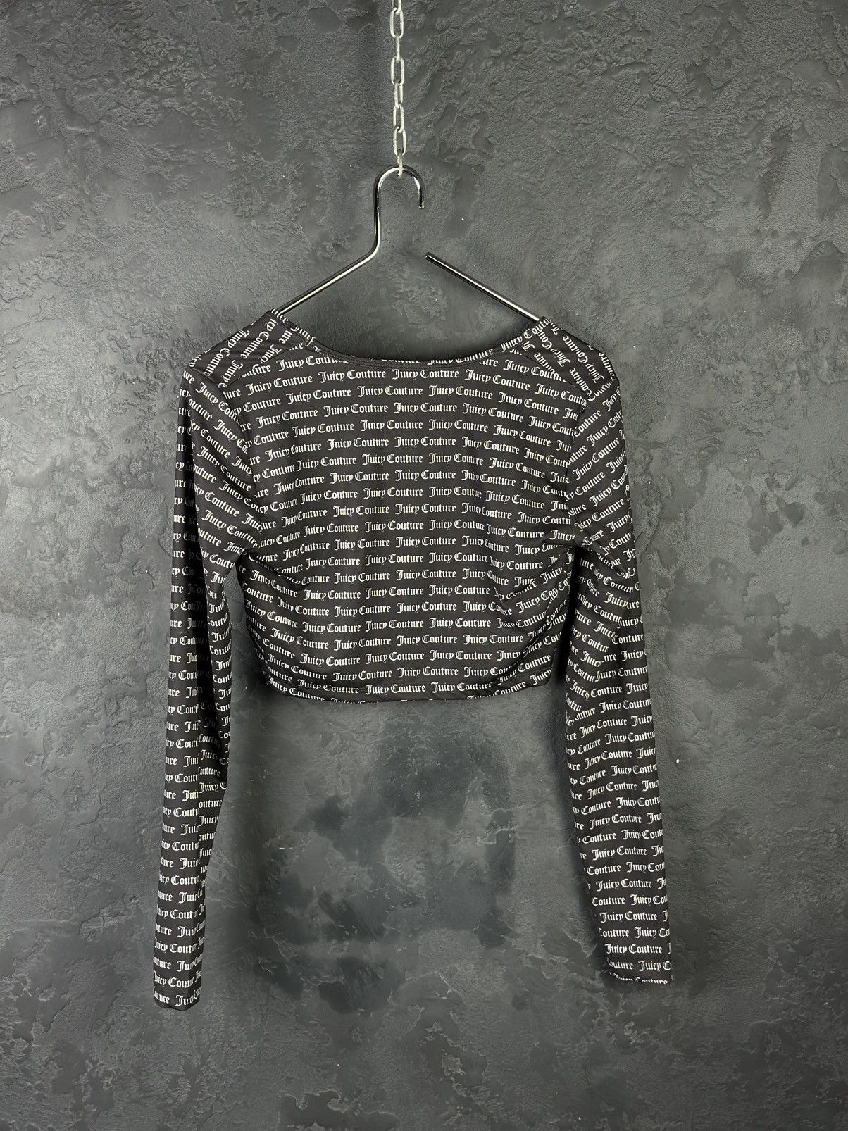 Designer × Juicy Couture Juicy Couture Crop Top With Long Long Sleeves Size M Size M / US 6-8 / IT 42-44 - 3 Thumbnail