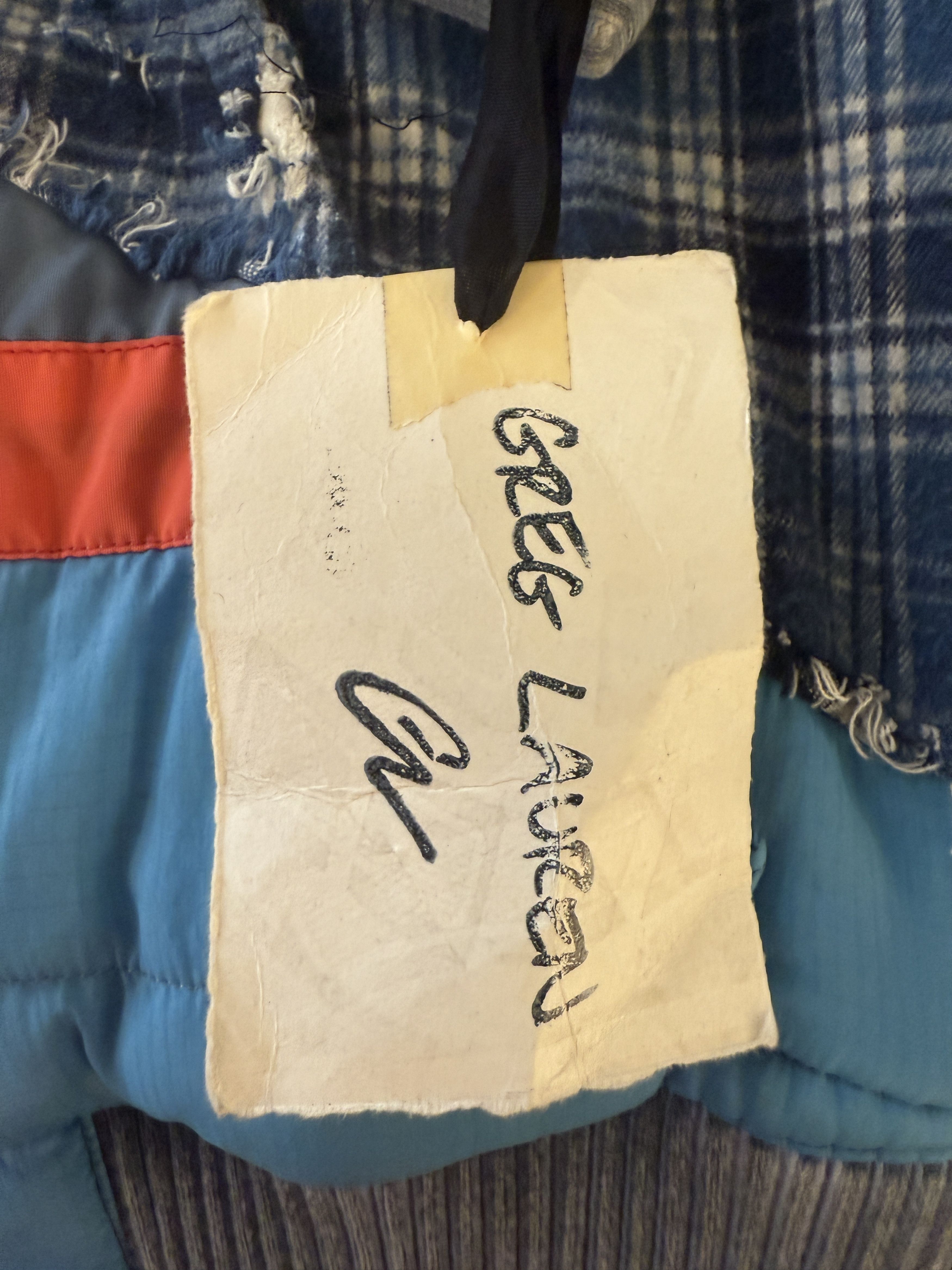 Greg Lauren $2k Greg Lauren Blue Plaid / Blue Nylon Zip Jacket Size US L / EU 52-54 / 3 - 6 Thumbnail