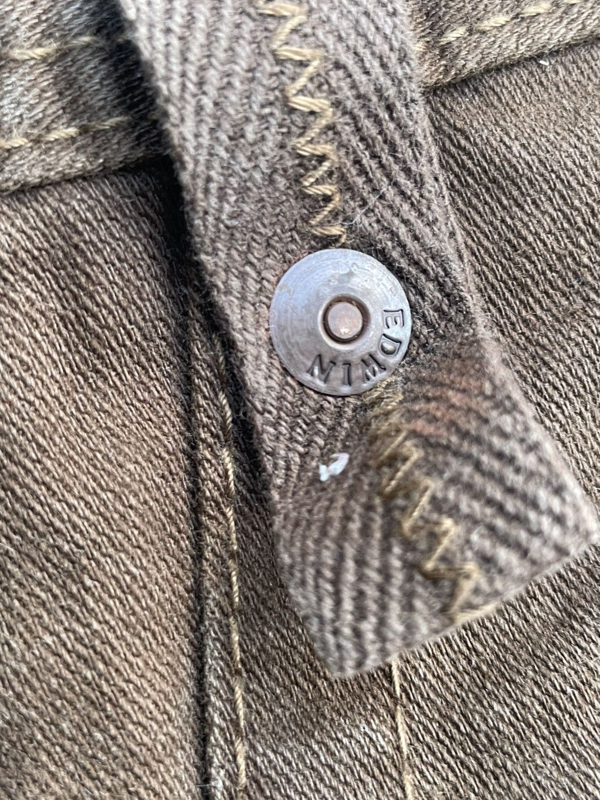 Edwin Edwin 505 Khaki Size US 33 - 20 Thumbnail