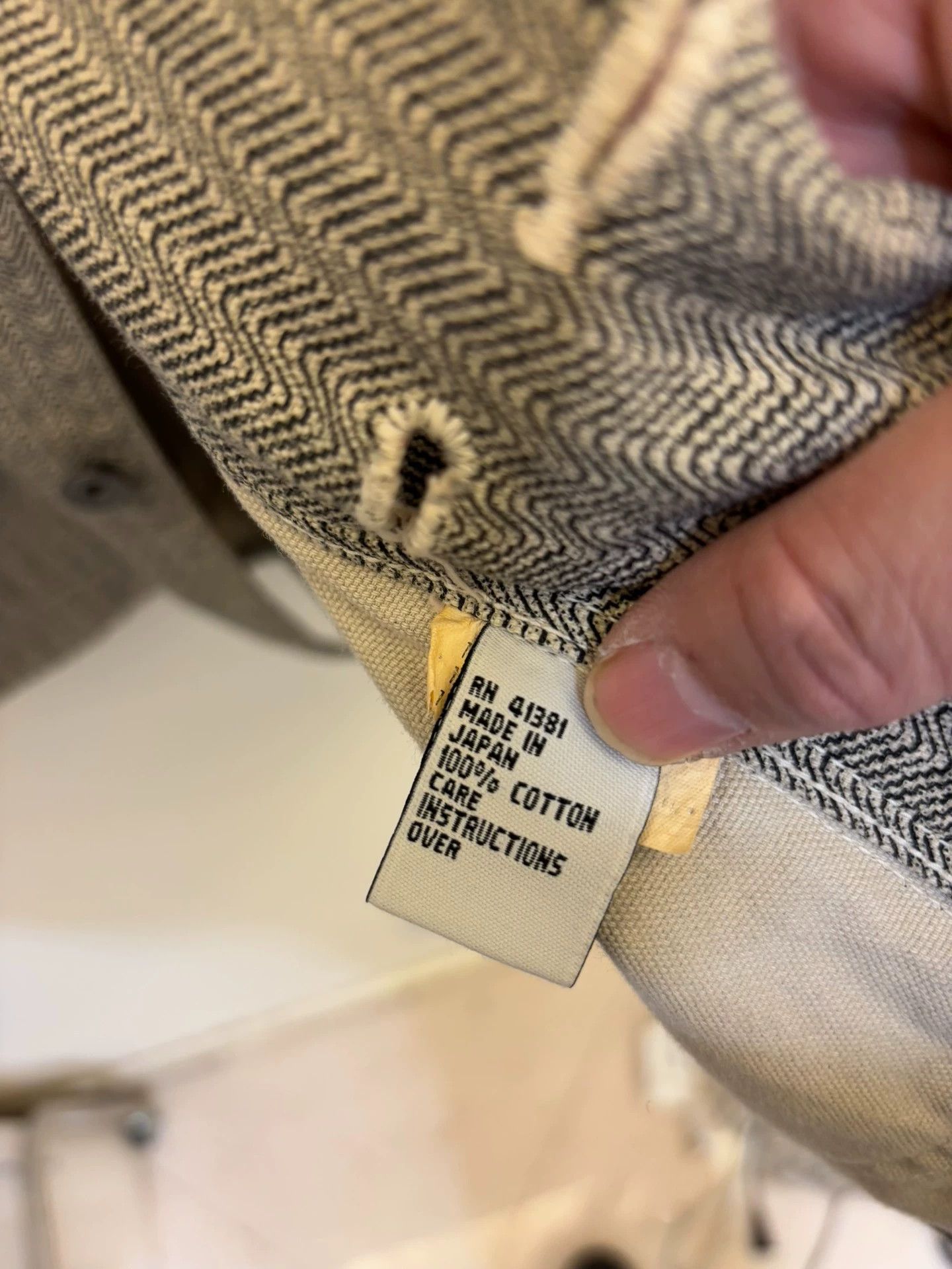 RRL Ralph Lauren RRL Herringbone Double-Breasted Workwear Japan-Made Size M Size US M / EU 48-50 / 2 - 7 Thumbnail