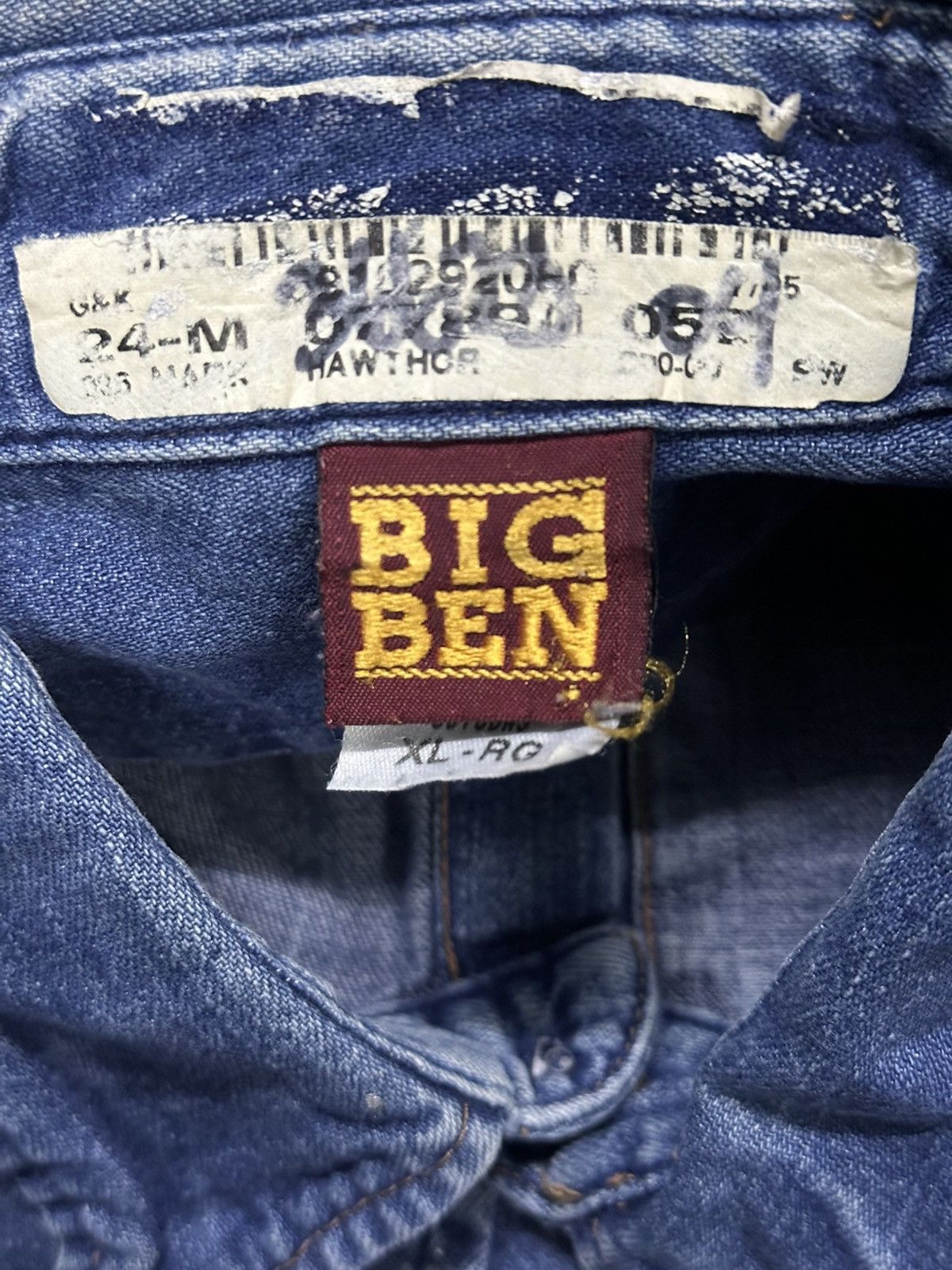Vintage Distress Vintage Flannel Big Ben . Size US XL / EU 56 / 4 - 5 Thumbnail
