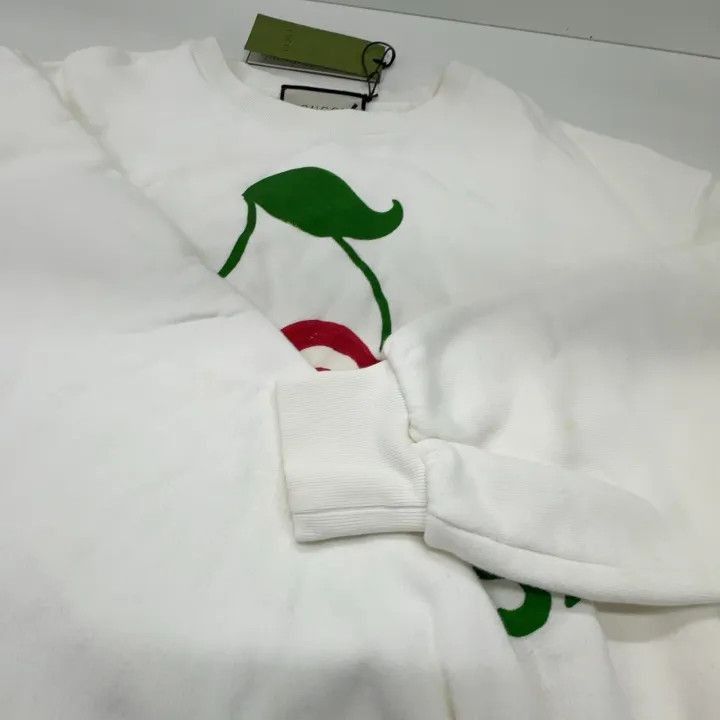 Gucci Gucci Beverly Hills Cherry Print Sweatshirt-2507 Size XS / US 0-2 / IT 36-38 - 5 Thumbnail