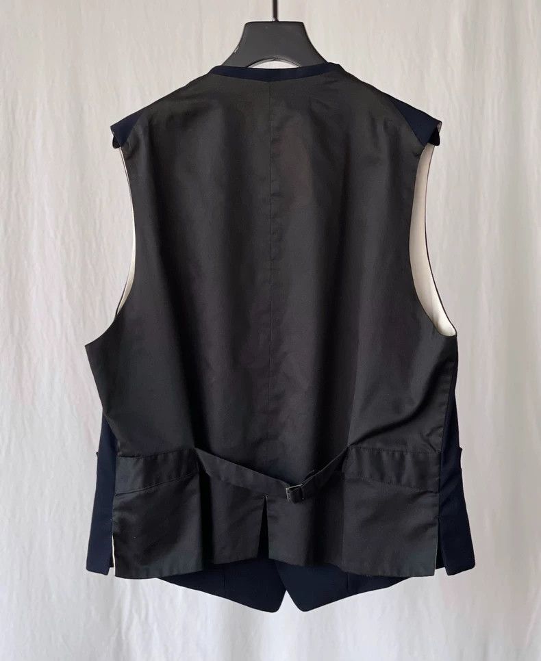 Yohji Yamamoto Yohji Yamamoto Navy blue wool vest 2506-Nextarrow Size US M / EU 48-50 / 2 - 6 Thumbnail