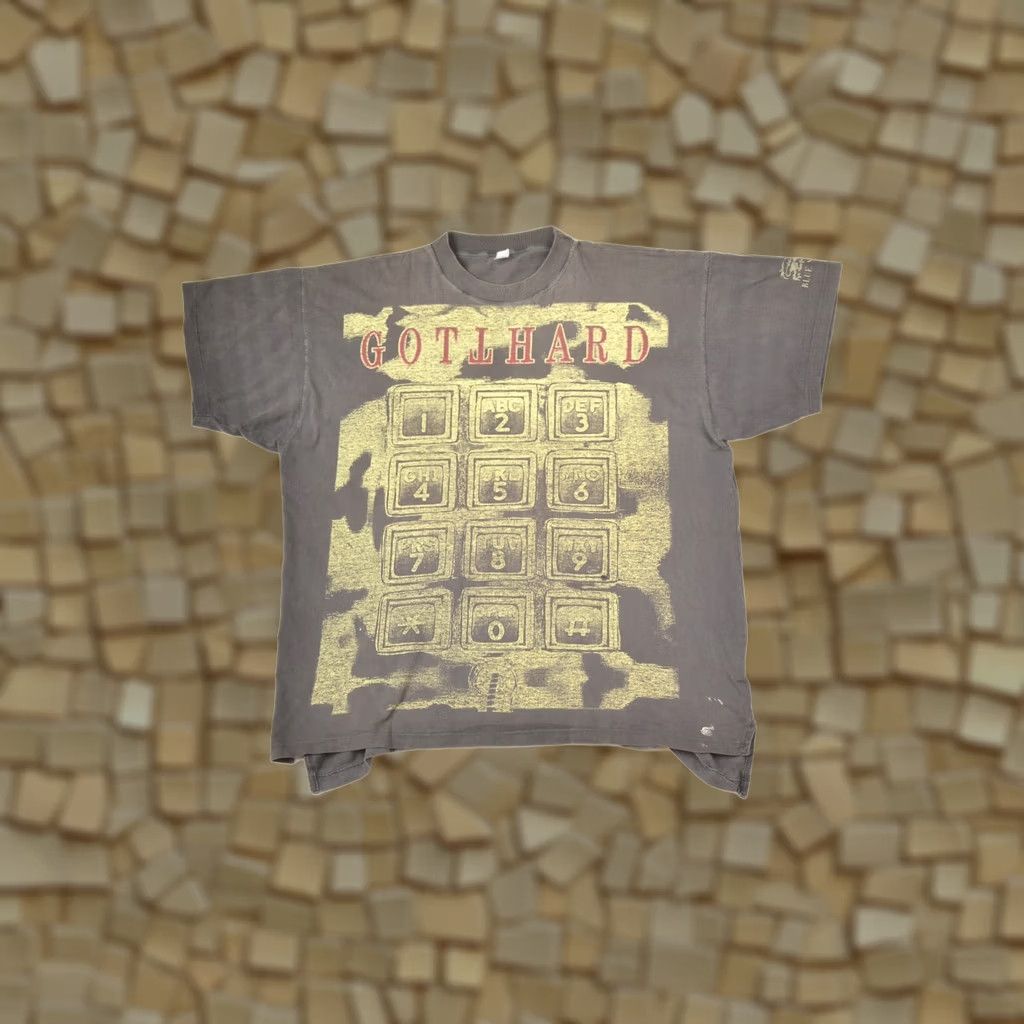 Vintage VINTAGE Hotthard Tour 94 Rock T-Shirt Tee Gray XL Mens Size US XL / EU 56 / 4 - 1 Thumbnail