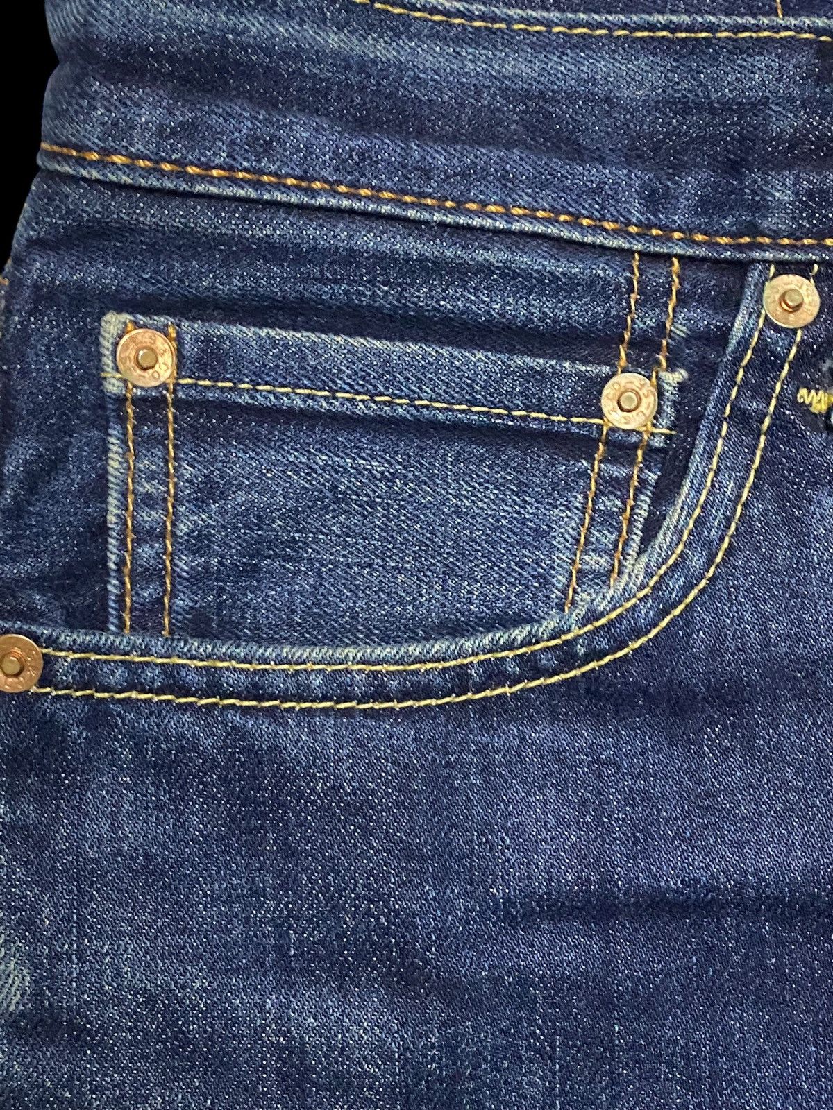 Levi's Levis 527 Y2K Blue Wash Distressed Bootcut Style Jeans Size US 34 / EU 50 - 11 Thumbnail