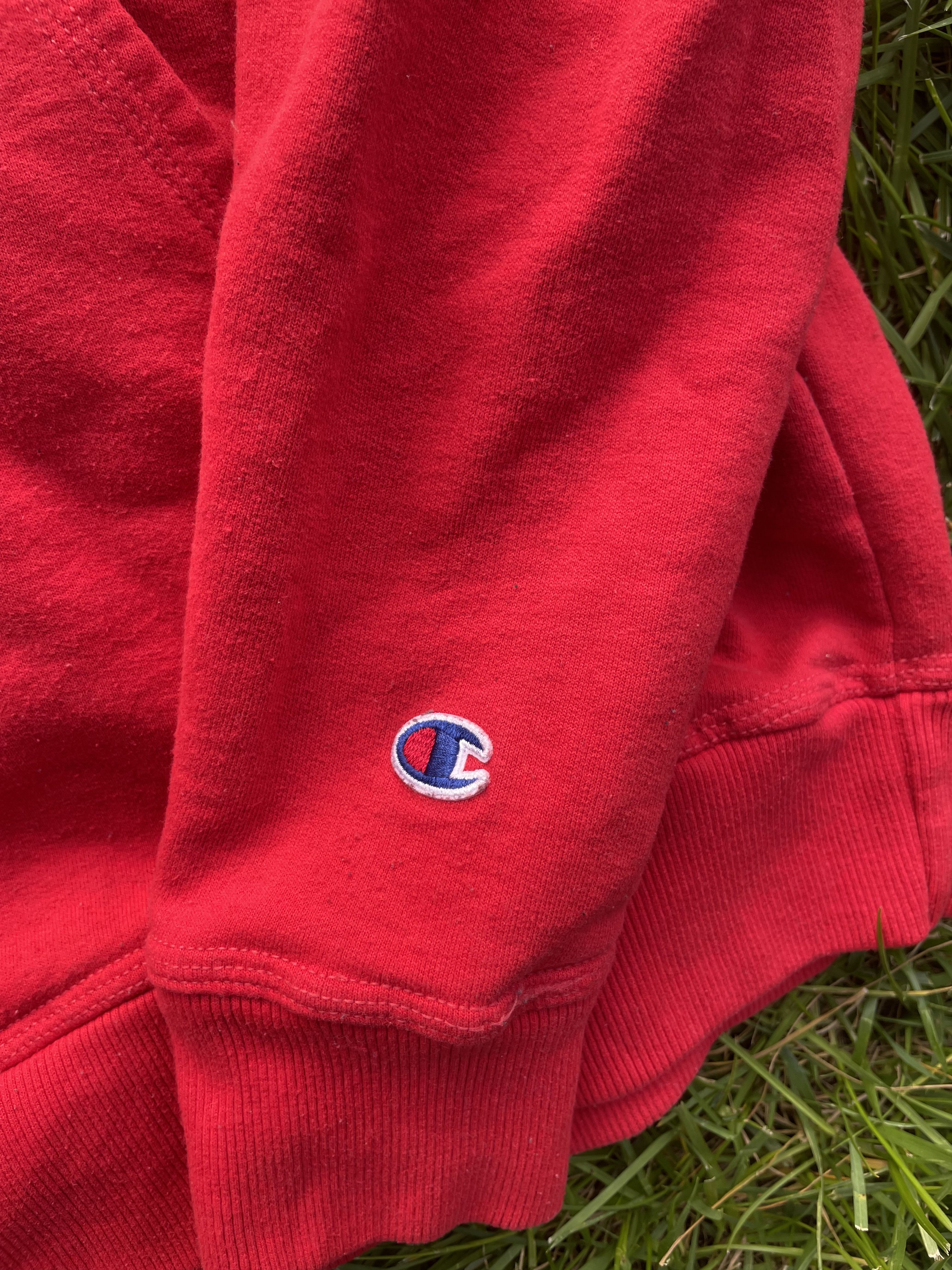 Champion Red Champion Hoodie Size US M / EU 48-50 / 2 - 4 Thumbnail
