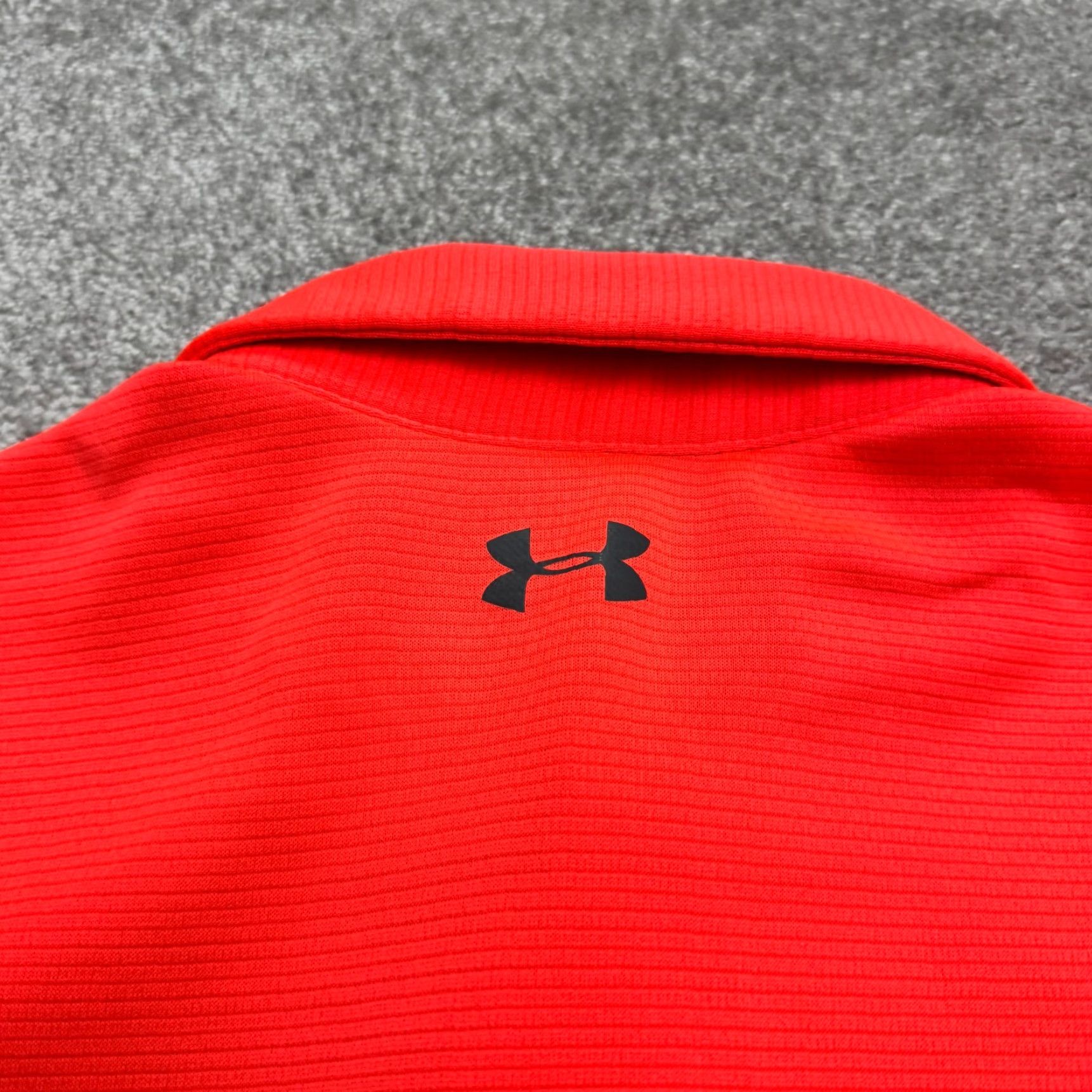Under Armour Under Armour HeatGear Shirt Large Red Polo Loose Fit Active Performance Golf Men Size US L / EU 52-54 / 3 - 4 Thumbnail