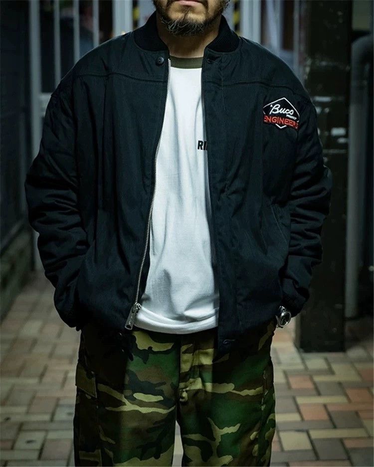 The Real McCoy's The Real McCoy Size 38Nylon Quilted Retro Sports Jacket Size US M / EU 48-50 / 2 - 8 Thumbnail