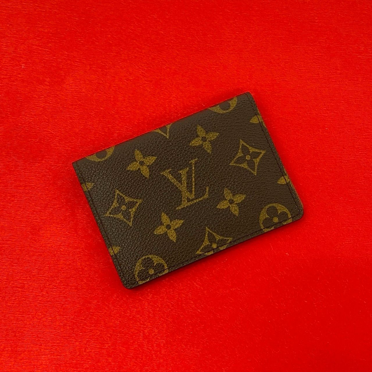Louis Vuitton Louis Vuitton Louis Vuitton Monogram Leather Card Case Textile Card Case DUTY FREE for USA Size ONE SIZE - 1 Thumbnail