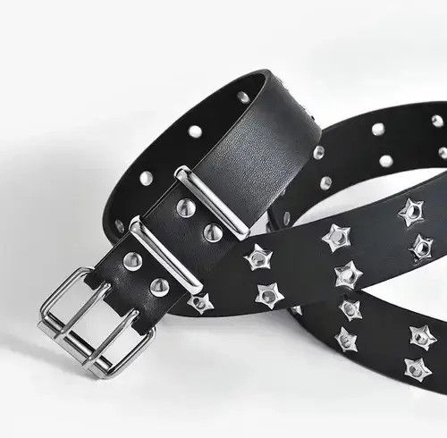Other Star Eye Rivet Belt Black Size ONE SIZE - 2 Thumbnail