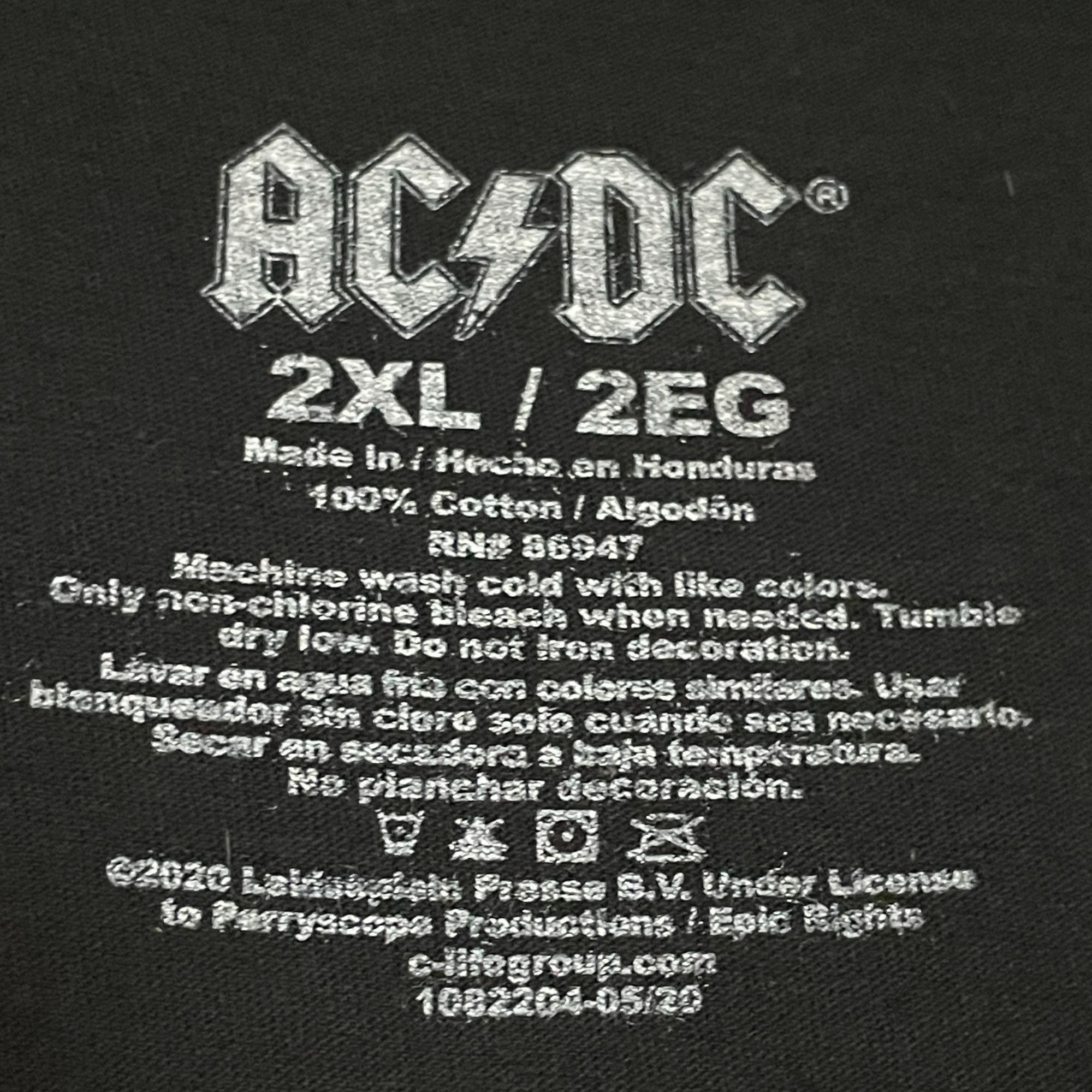 AC/DC AC/DC Back in Black Rock T-shirt, size 2XL Size US XXL / EU 58 / 5 - 2 Thumbnail