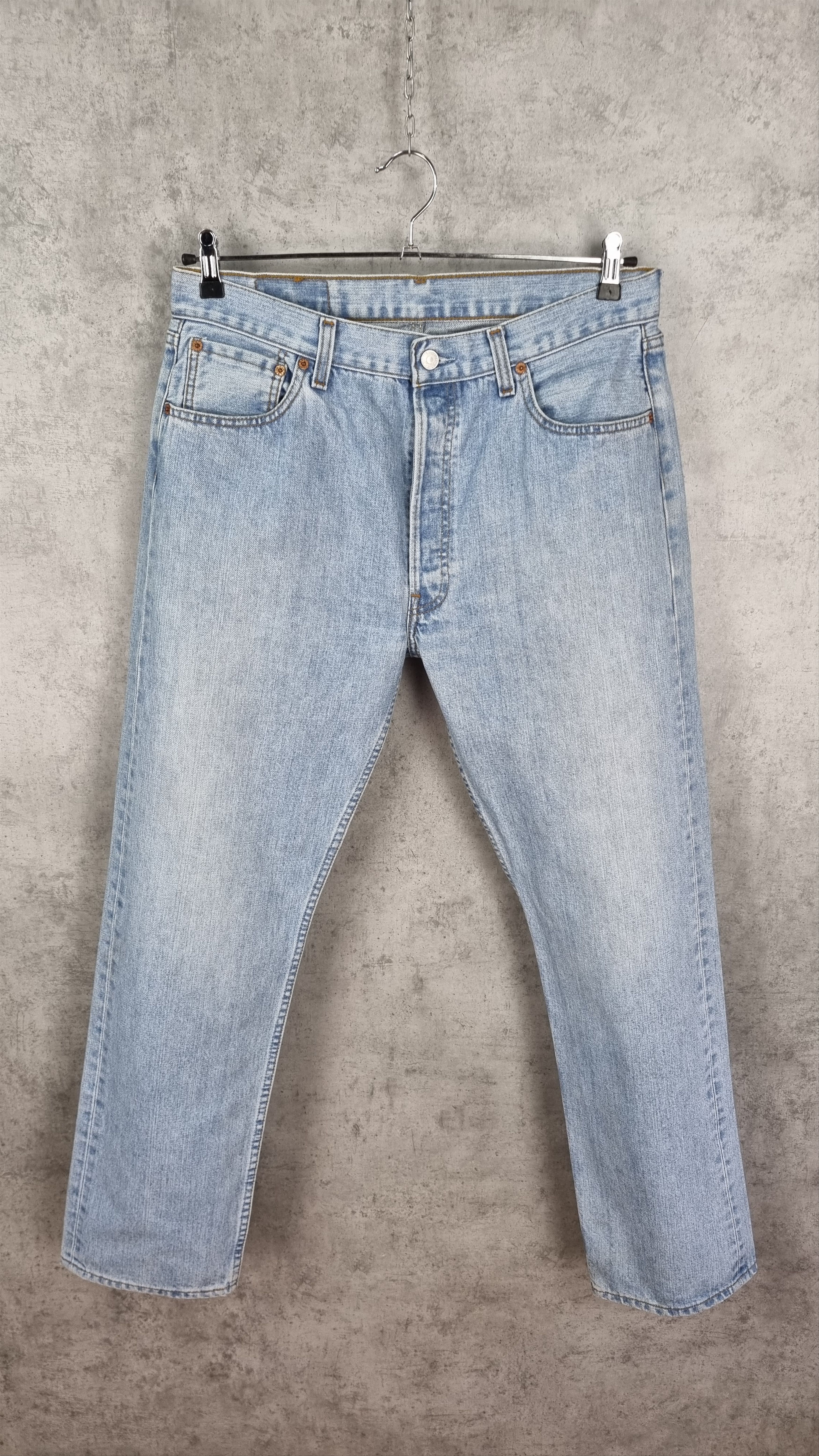 Levi's × Levi's Vintage Clothing × Vintage Levis 501 Magic Blue Vintage Denim Jeans Size US 36 / EU 52 - 5 Thumbnail