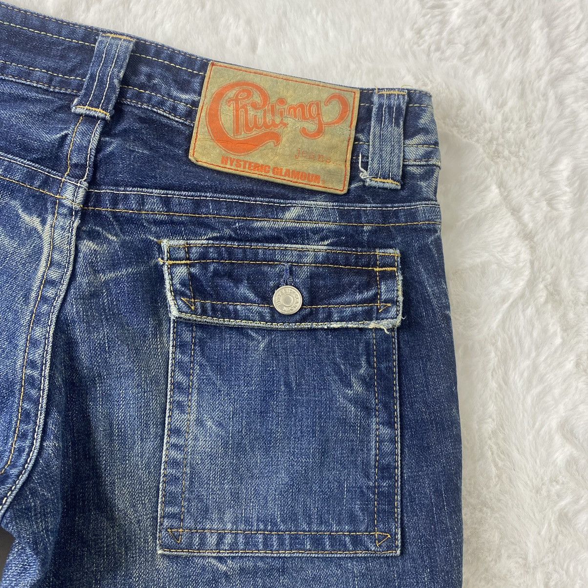 Hysteric Glamour Vintage Hysteric Glamour Boot Cut Flare Denim Pocket Jeans Size 30" / US 8 / IT 44 - 7 Thumbnail