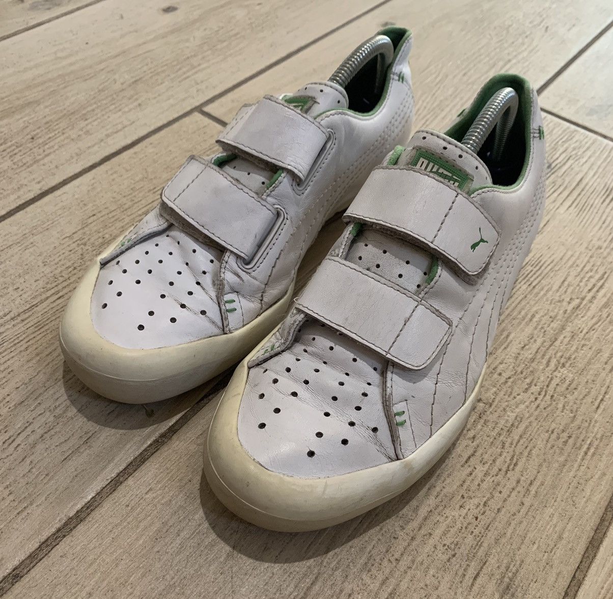Japanese Brand × Puma × Vintage Puma Vintage Leather Shoes Japanese Style Size US 9 / EU 42 - 3 Thumbnail