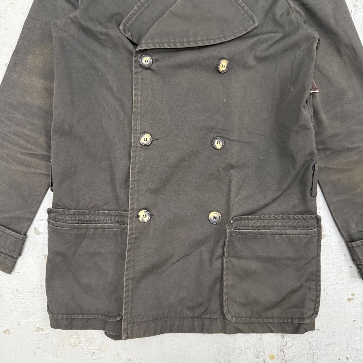 A.P.C. APC Double Breasted Peacoat Military Jacket Size US S / EU 44-46 / 1 - 2 Thumbnail