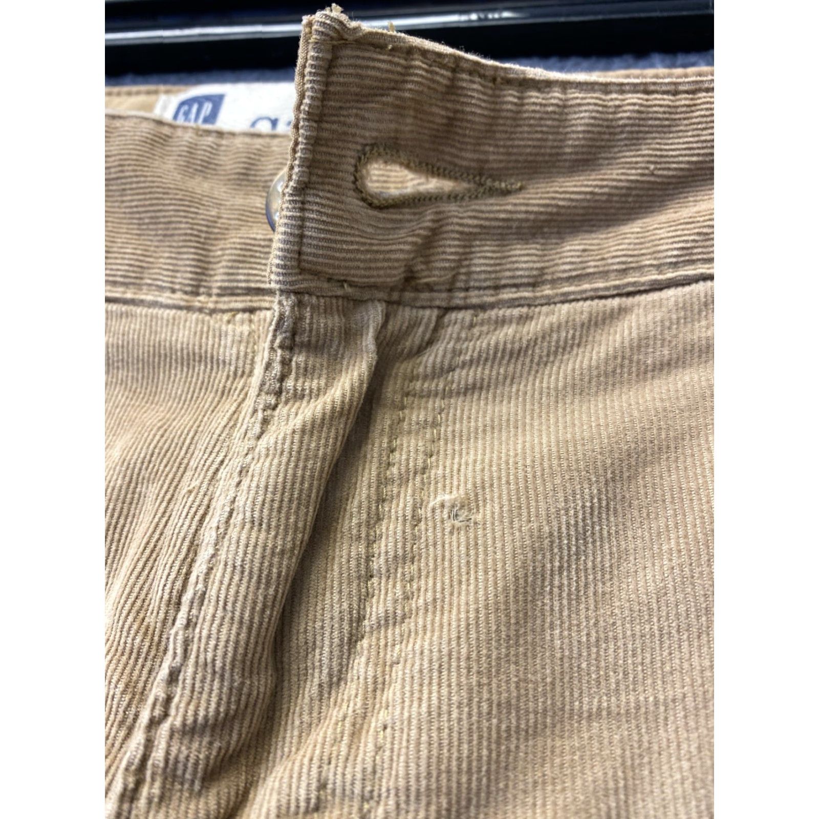 Gap GAP Tan Cargo Cropped Pants Women’s Size 6 Corduroy Regular Fit Size 28" / US 6 / IT 42 - 7 Thumbnail