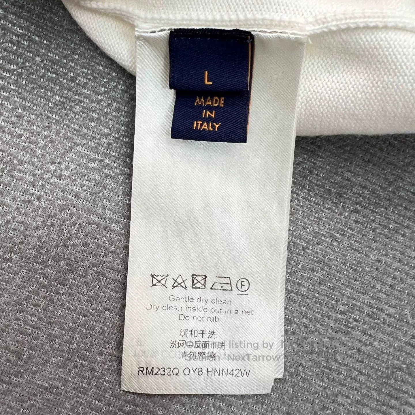 Louis Vuitton Louis Vuitton White Embroidered Logo Knit Tee. Size US L / EU 52-54 / 3 - 5 Thumbnail