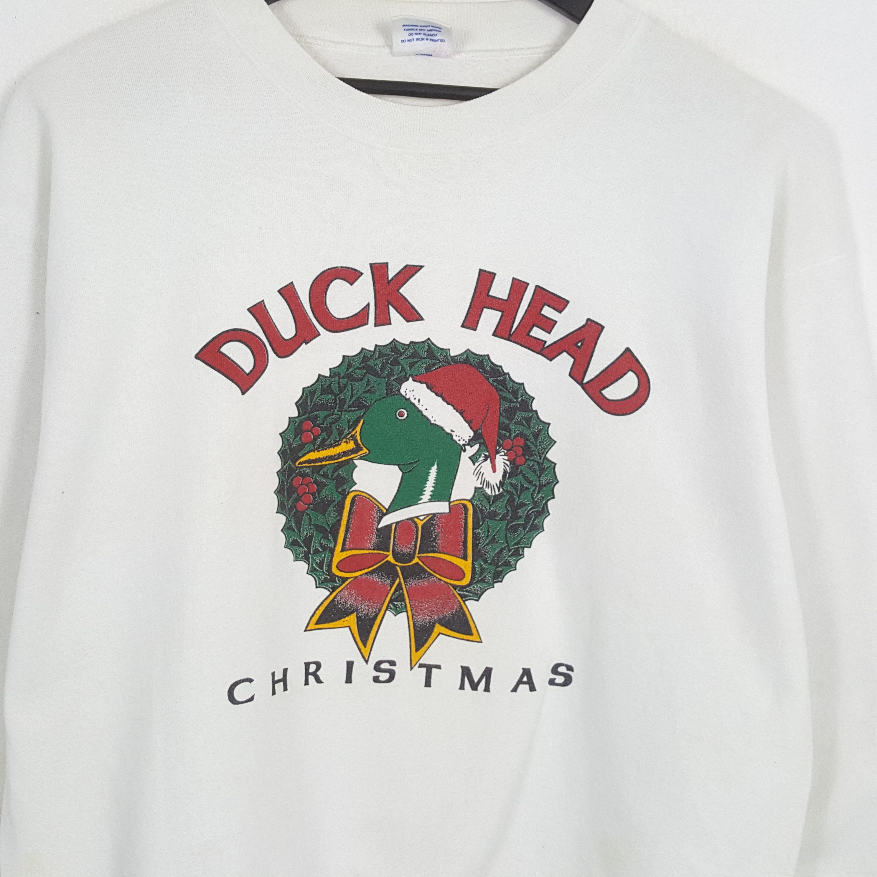Duck Head × Vintage DUCK HEAD Christmas Vintage Sweatshirt Size US L / EU 52-54 / 3 - 2 Thumbnail