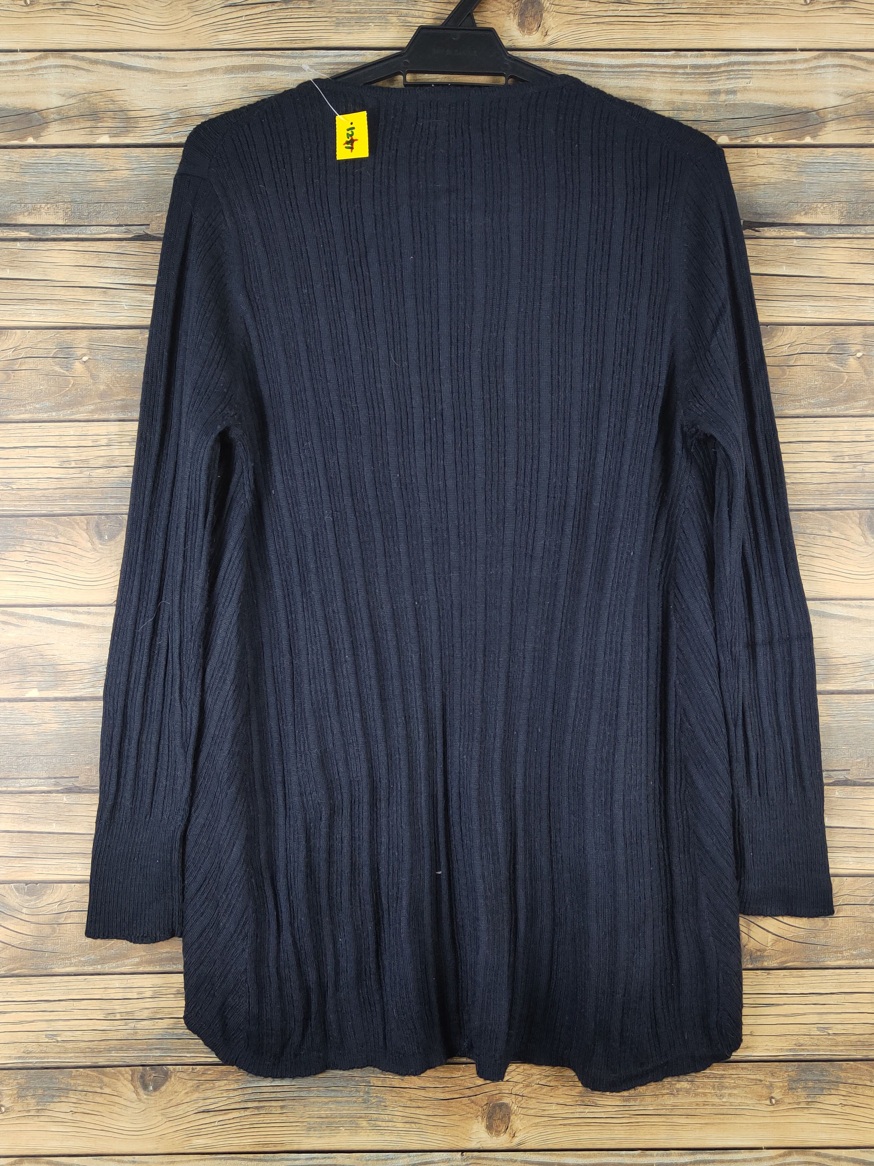 Vintage Emma James Black Knitwear Cardigan #W1365 Size US L / EU 52-54 / 3 - 7 Thumbnail