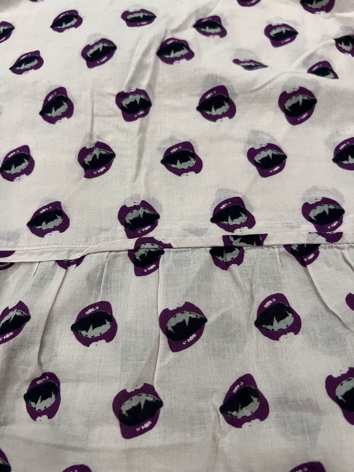 Undercover Undercover Vampire Lip Graphic Babydoll Dress Size XS / US 0-2 / IT 36-38 - 7 Thumbnail