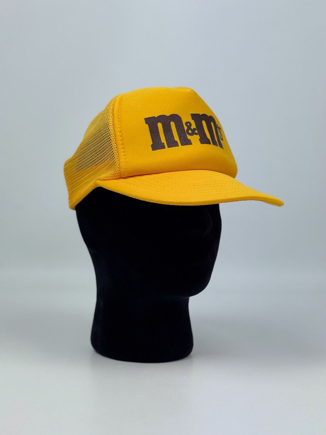 Vintage 1990’s Vintage M&M’s Mesh Foam Trucker Cap Size ONE SIZE - 1 Thumbnail