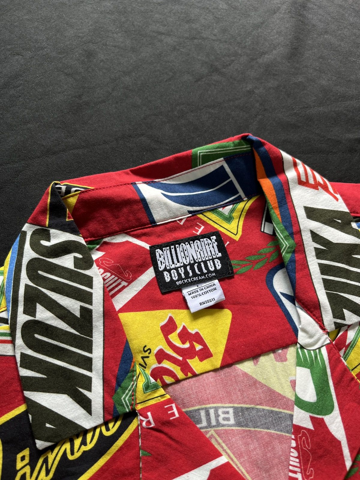 Billionaire Boys Club Rare Billionaire Boys Club BBC Testarossa S/S Woven Shirt L Size US L / EU 52-54 / 3 - 2 Thumbnail