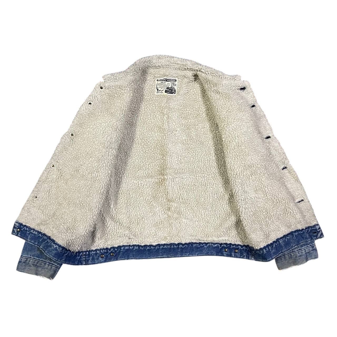 Japanese Brand Vintage GL Heart Denim Jacket Sherpa Lined Size US L / EU 52-54 / 3 - 7 Thumbnail
