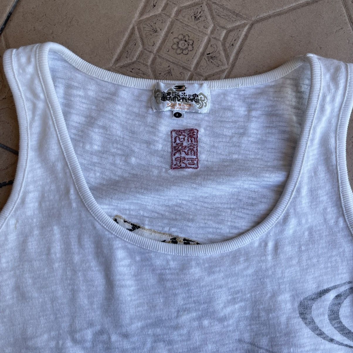 Japanese Brand × Vintage Karakuri Sukajan Vintage Tank Top Size M to L Size US M / EU 48-50 / 2 - 10 Thumbnail