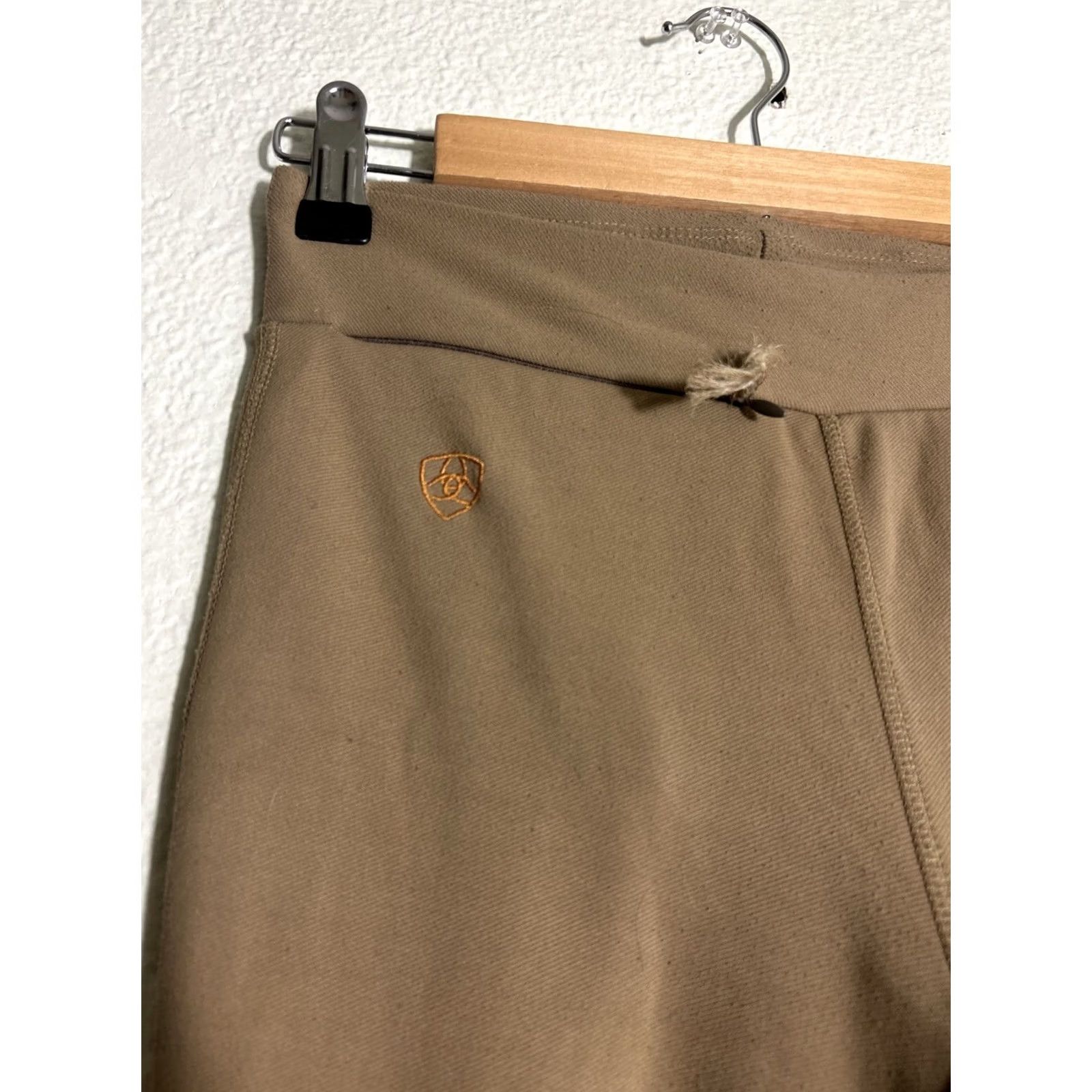 Ariat VINTAGE Ariat Women's Small Khaki Equestrian Riding Pull On Trousers Pants 26x26" Size 28" / US 6 / IT 42 - 4 Thumbnail
