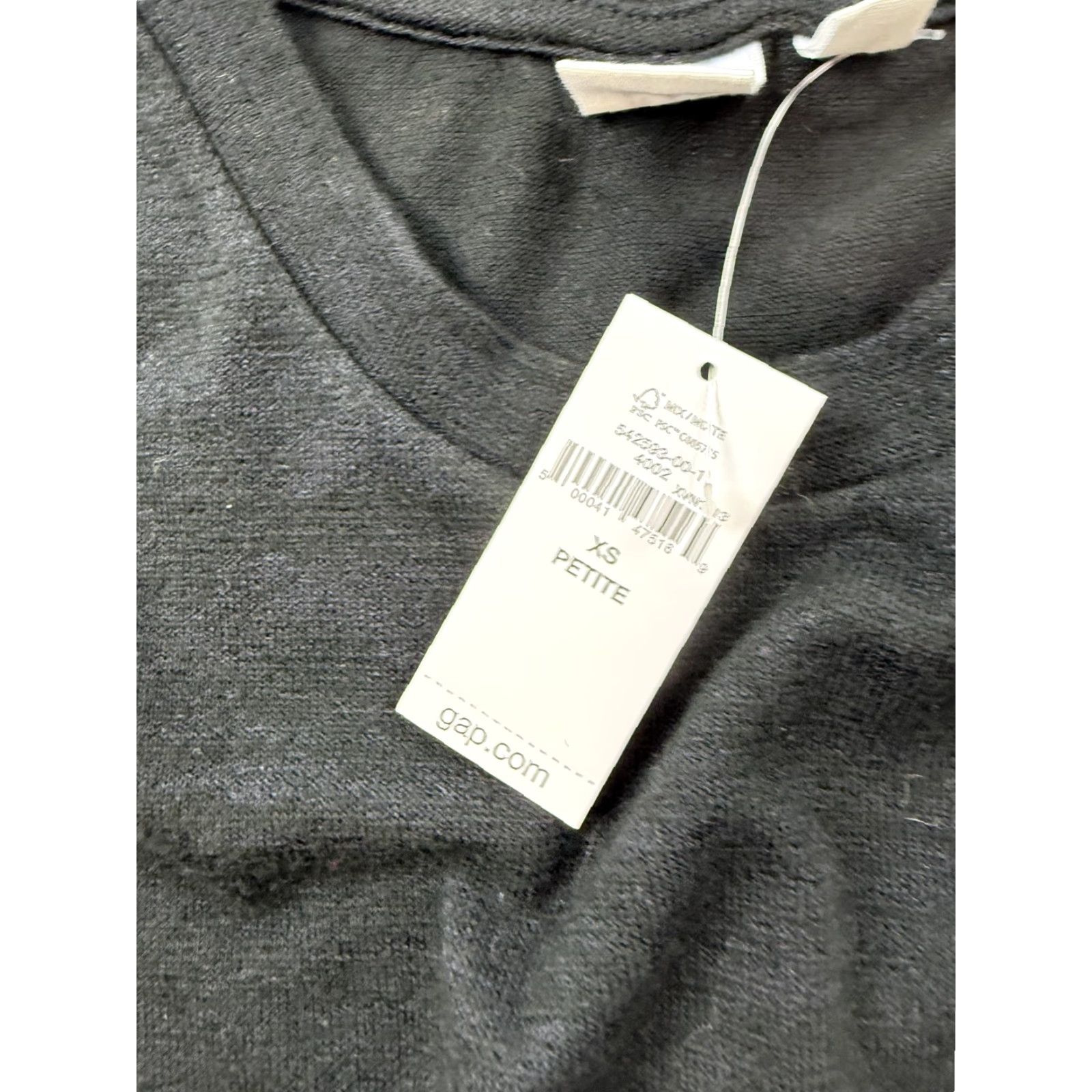 Gap GAP Dress Womens PXS Black Sleeveless Tank Dress Sheath Knit Short Jersey Tie Waist Crew Neck Belted Casual SS/Spring Summer Womens PXS Petite Size XS / US 0-2 / IT 36-38 - 5 Thumbnail