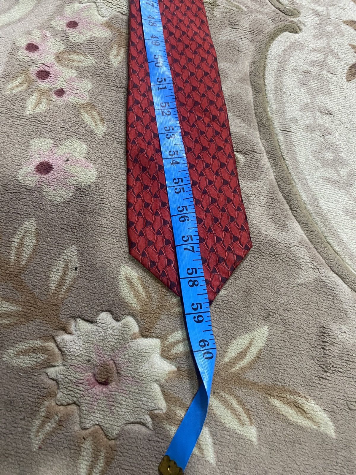 Designer × Gucci × Other Gucci Tie Necktie Designer Luxury Red Stirrups Equestrian Size ONE SIZE - 9 Thumbnail