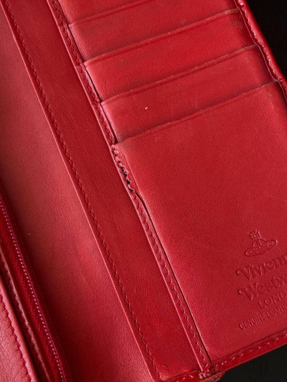 Vivienne Westwood Red Patent Leather Vivienne Westwood Wallet Clutch Bilford Size ONE SIZE - 5 Thumbnail
