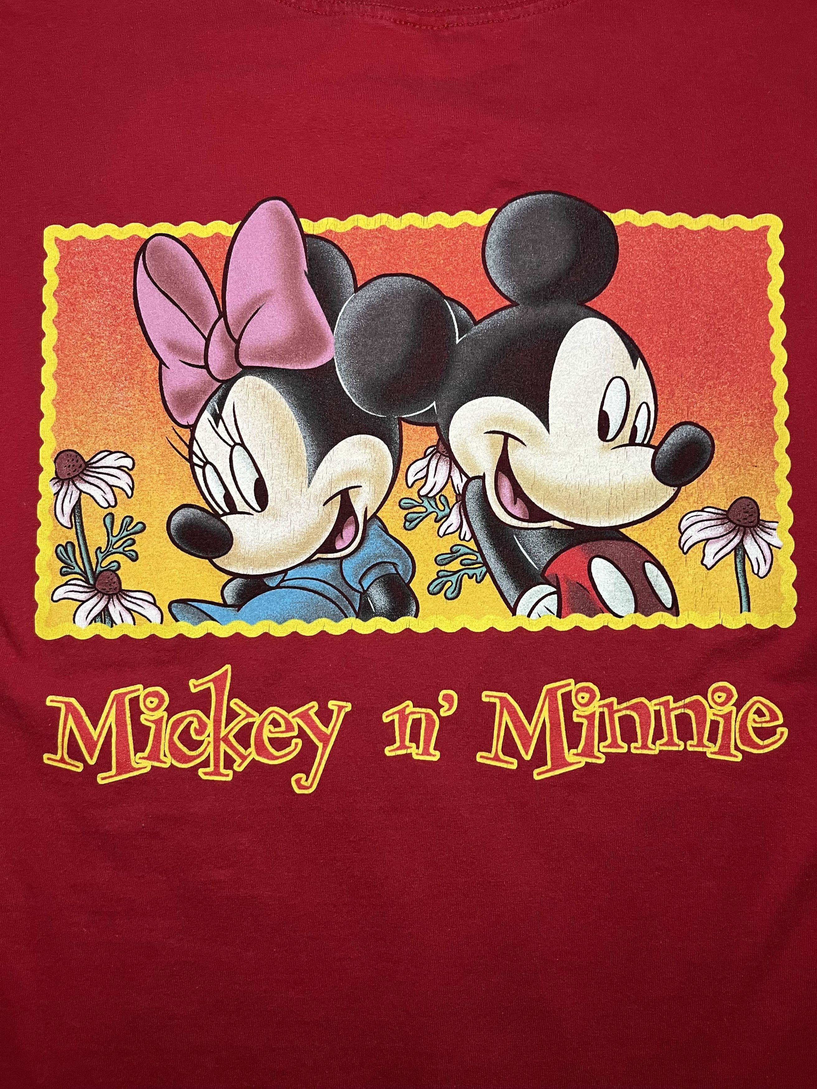 Disney × Mickey Mouse × Vintage Vintage 90s Mickey n' Minnie Disney Tee Size US S / EU 44-46 / 1 - 3 Thumbnail