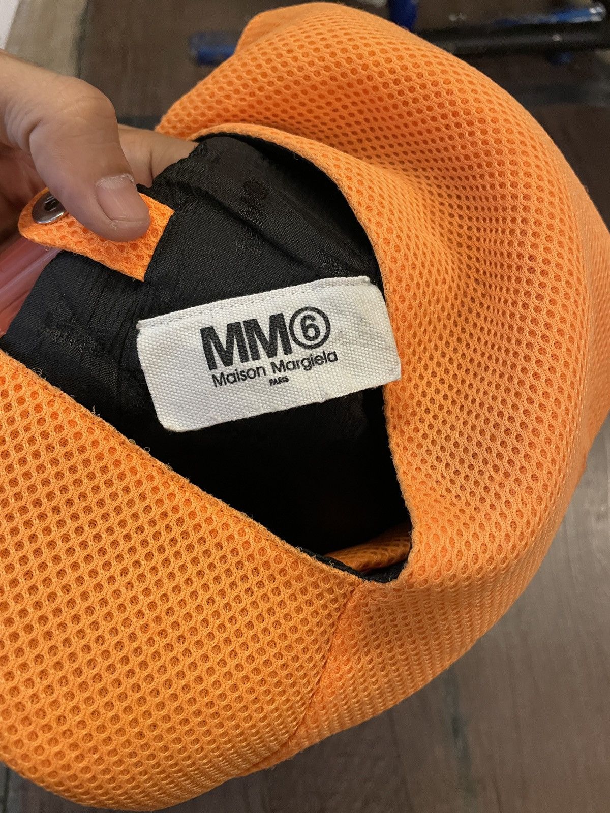MM6 Maison Margiela MM6 mesh handle bag orange Size ONE SIZE - 4 Thumbnail