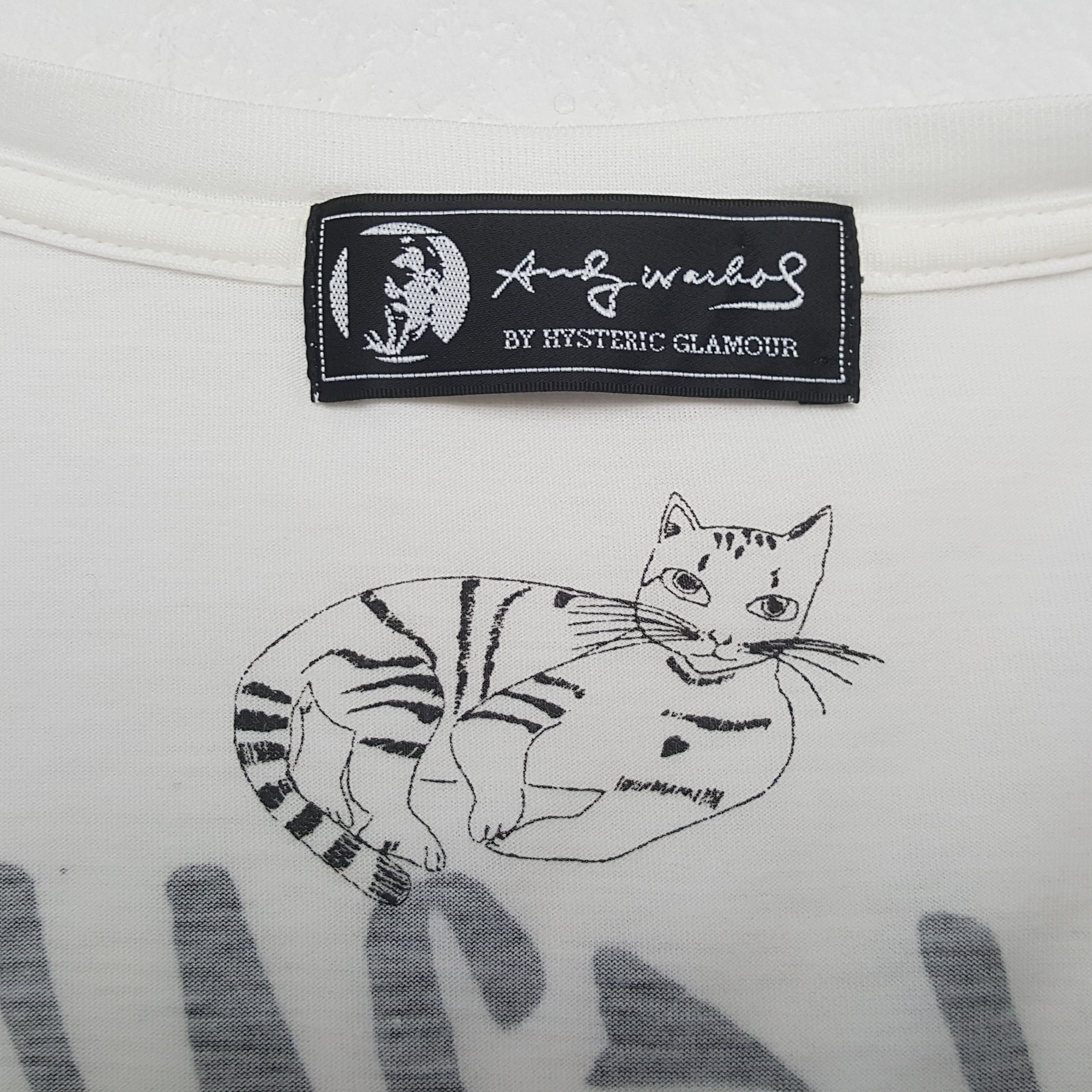 Andy Warhol × Hysteric Glamour Hysteric Glamour X Andy Warhol Japanese Tshirt C294N57 Size US S / EU 44-46 / 1 - 7 Thumbnail