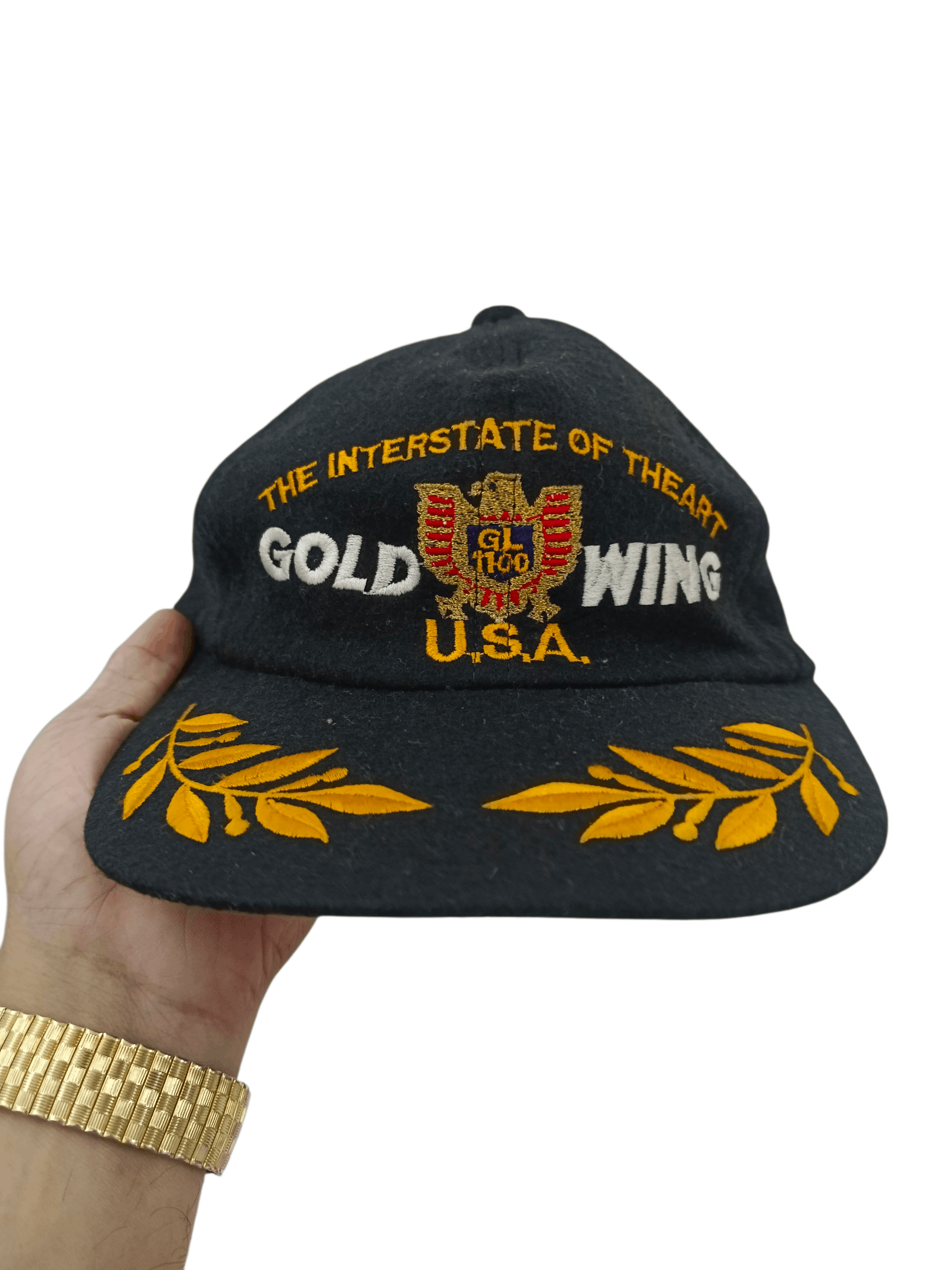 Goldwin Vintage 80s Honda Gold Wing GL1100 Trucker Hat Size ONE SIZE - 1 Thumbnail
