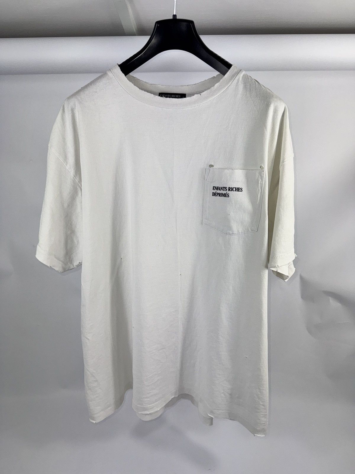 Enfants Riches Deprimes LOGO PRINT DISTRESSED T-SHIRT Size US XL / EU 56 / 4 - 1 Thumbnail