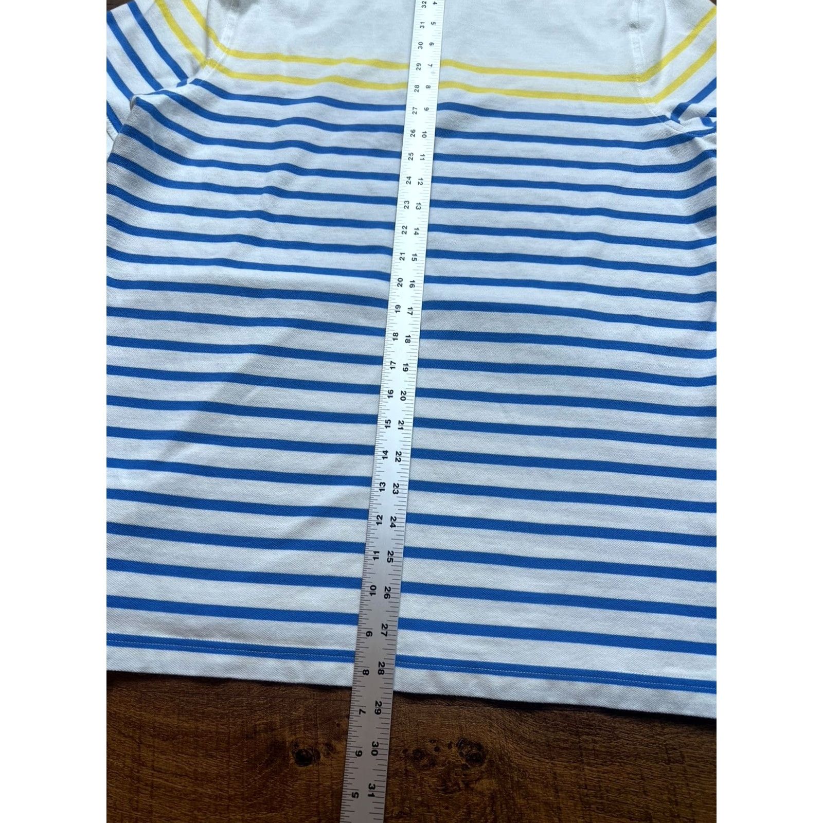 Brooks Brothers Brooks Brothers 1818 Short Sleeve Striped Performance Polo Mens XL Slim Fit Blue Size US XL / EU 56 / 4 - 6 Thumbnail