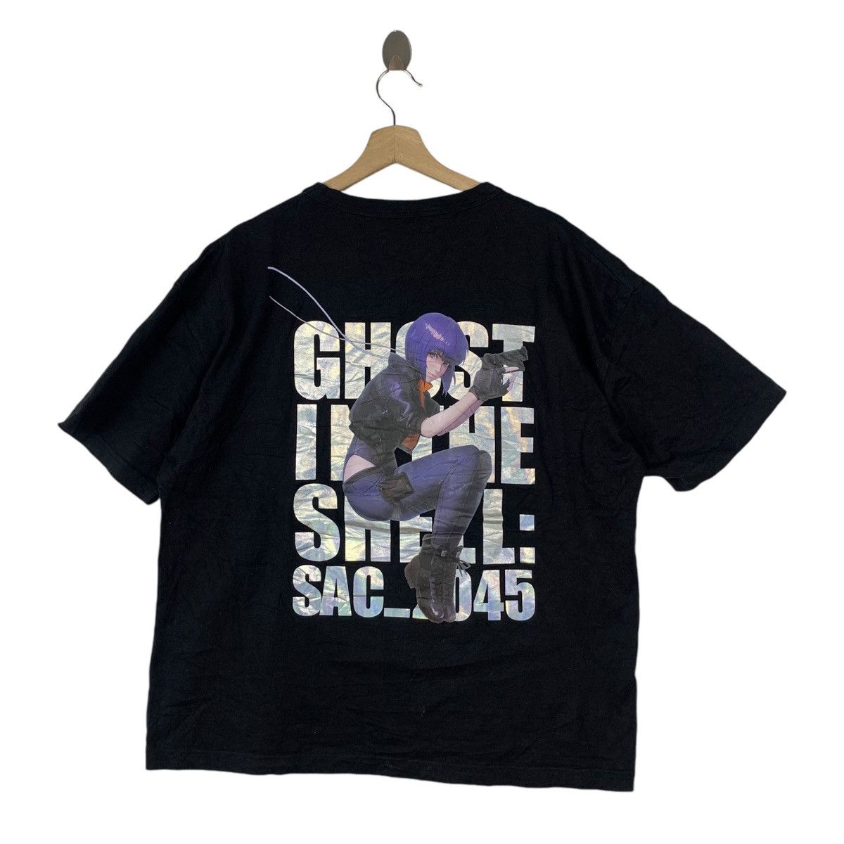 GU Vintage GHOST IN THE SHELL Sac 2045 Reflective Tee Shirt Size US XL / EU 56 / 4 - 4 Thumbnail