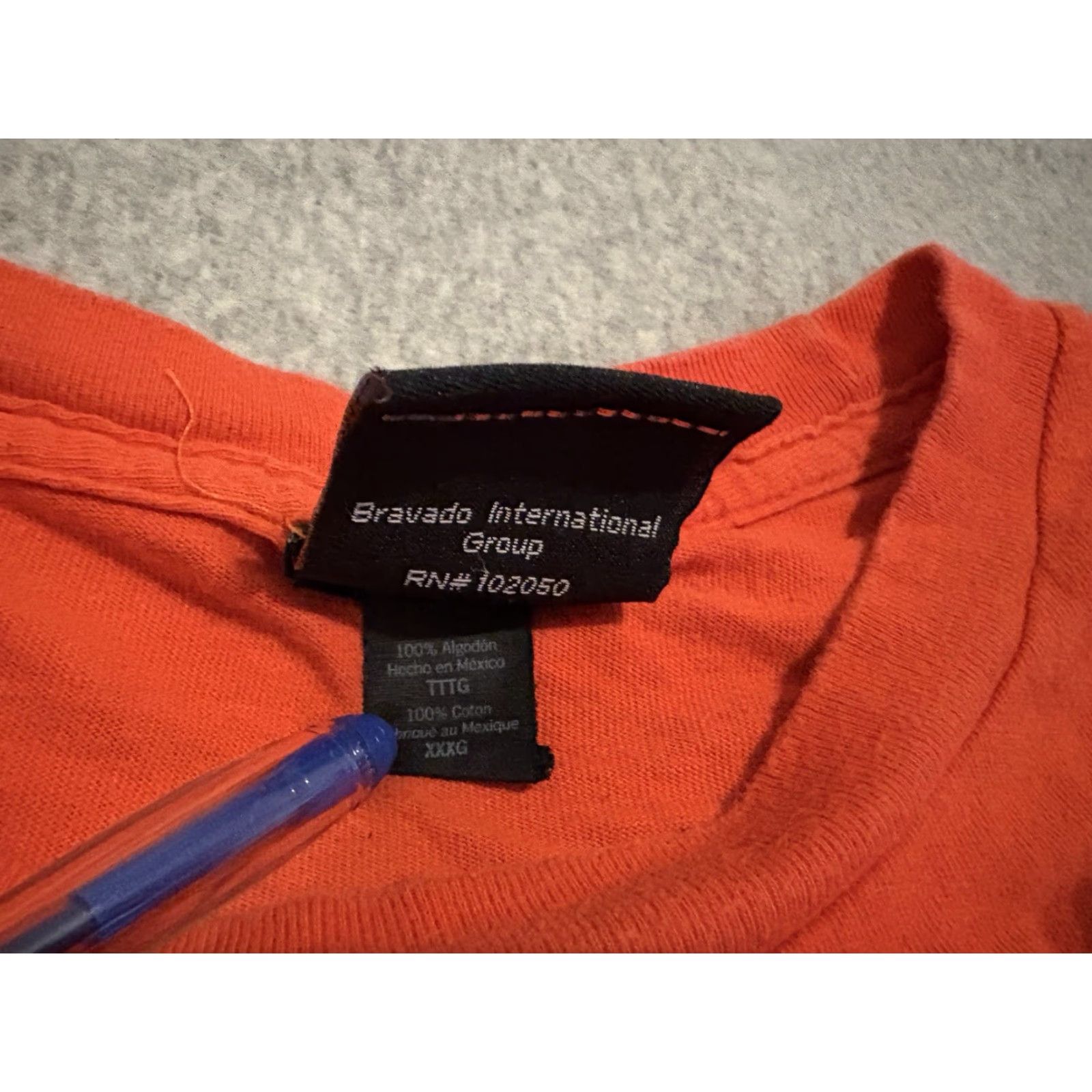Harley Davidson Harley-Davidson Short Sleeve Tee Shirt Daytona Beach Florida Mens 3XL Orange Crew Neck Graphic Print T-Shirt Biker USA Size US XXL / EU 58 / 5 - 7 Thumbnail