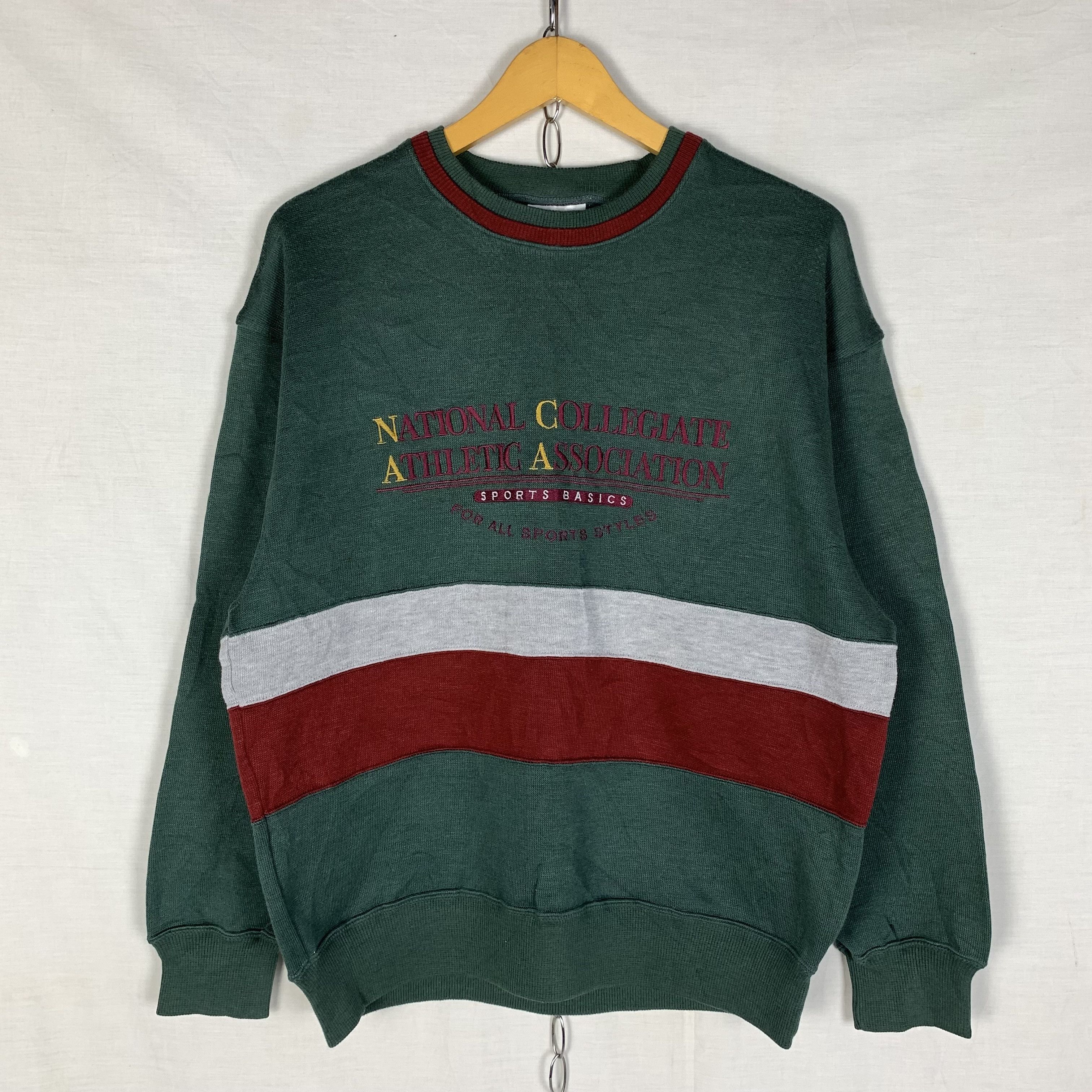 Vintage Vintage 90s NCAA Sweatshirt Crewneck Size US L / EU 52-54 / 3 - 1 Thumbnail