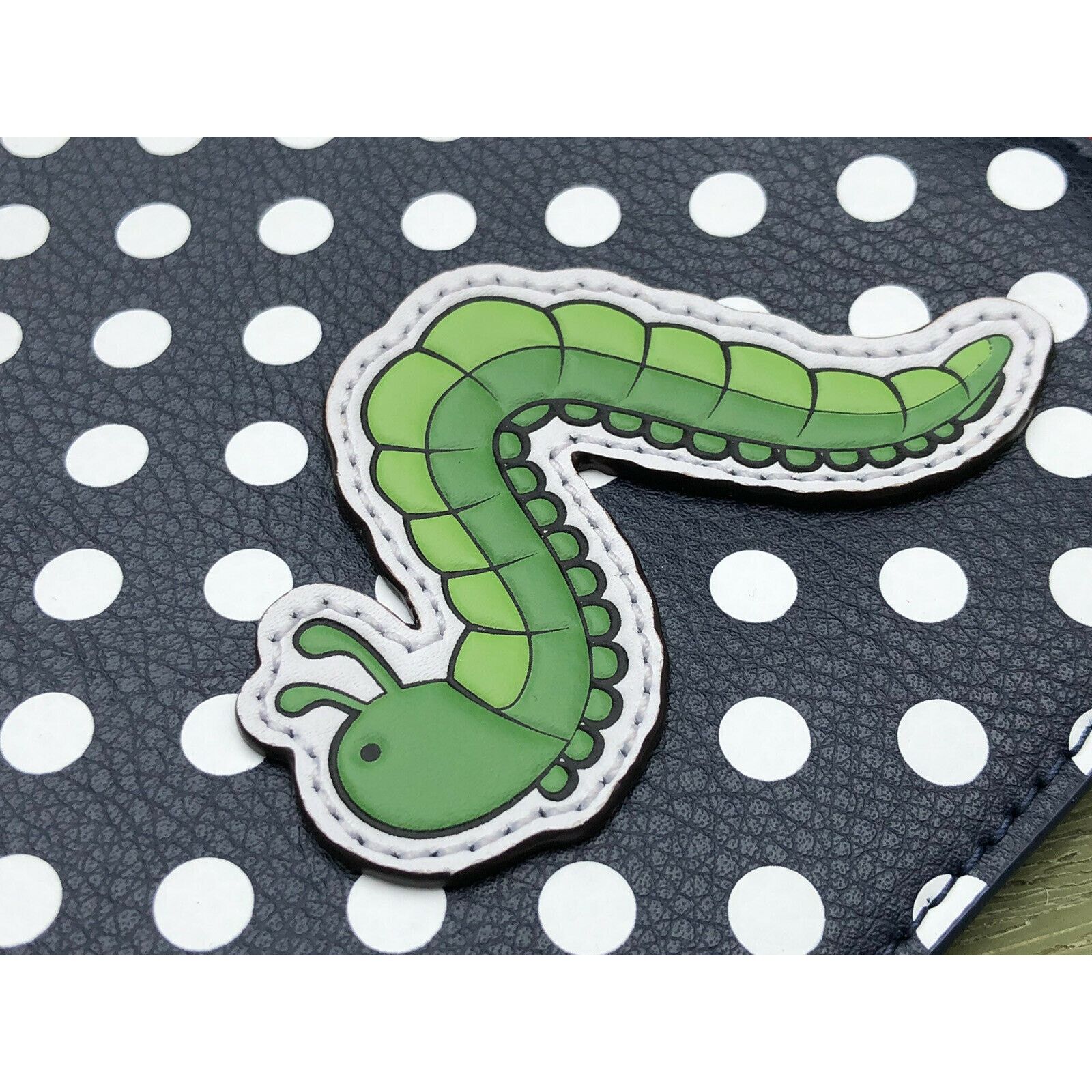 Kate Spade KATE SPADE ENCHANTED FOREST INCHWORM MEDIUM L-ZIP WRISTLET Size ONE SIZE - 5 Thumbnail