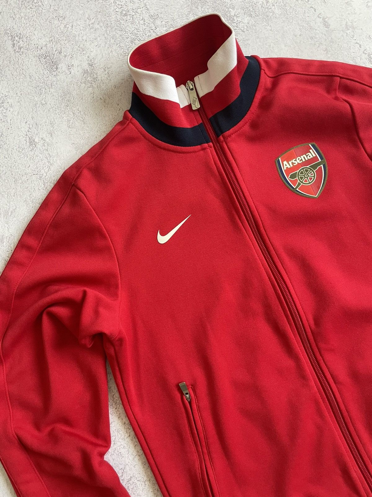 Vintage Nike FC Arsenal 2012/2013 Zip Training Jacket Size S Size US S / EU 44-46 / 1 - 2 Thumbnail