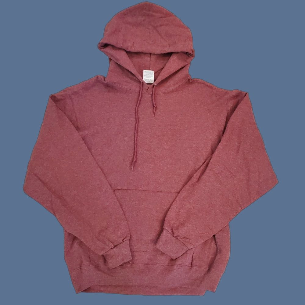 Jerzees VINTAGE Jerzees NuBlend Red Maroon Hoodie Sweatshirt Hoodie M Red 80s 90s Classic Mens Jerzees Size US M / EU 48-50 / 2 - 1 Thumbnail