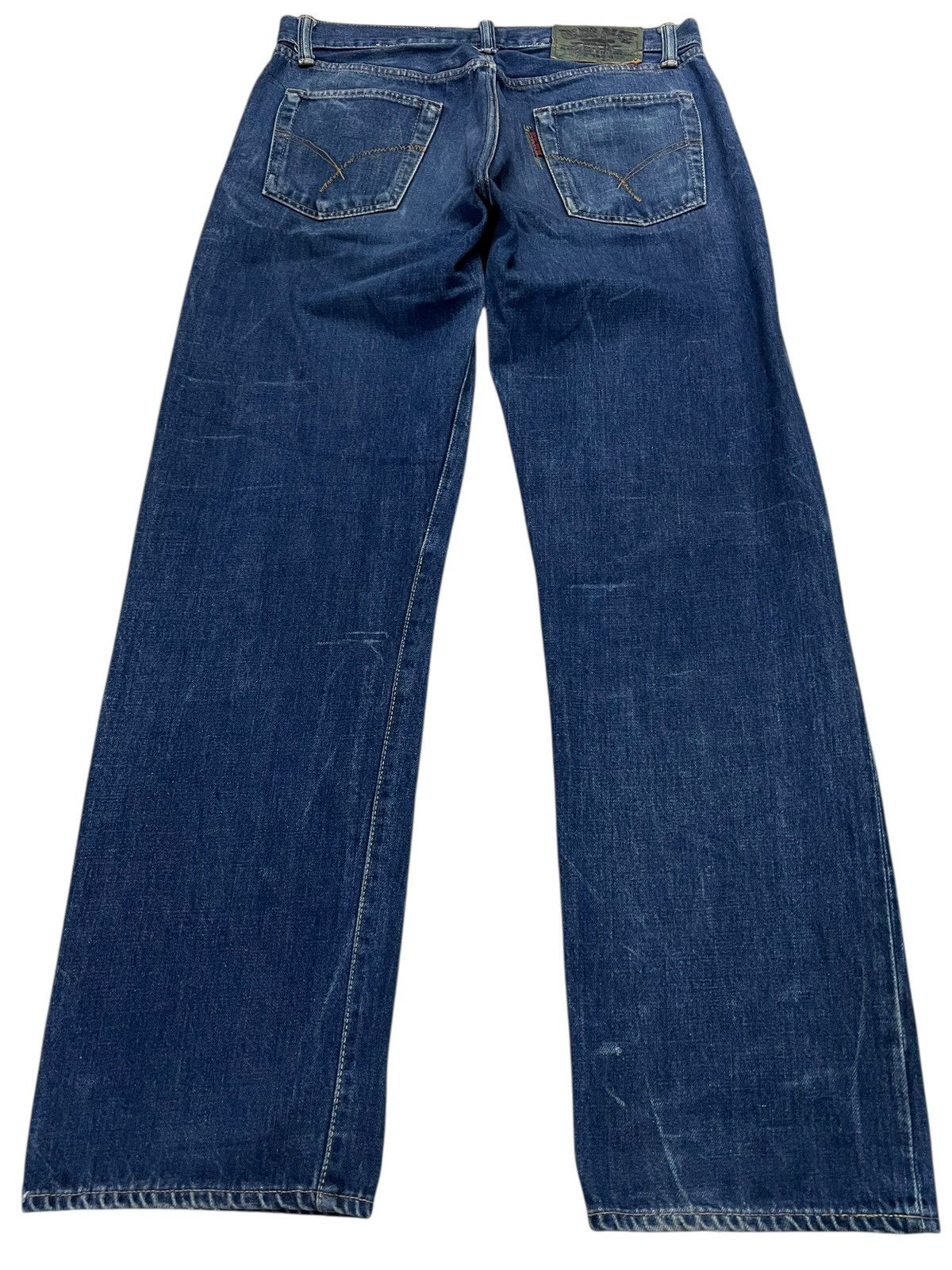 Japanese Brand 80’s H.R Market Blue Blue Japan Selvedge Jean Size US 31 - 2 Thumbnail
