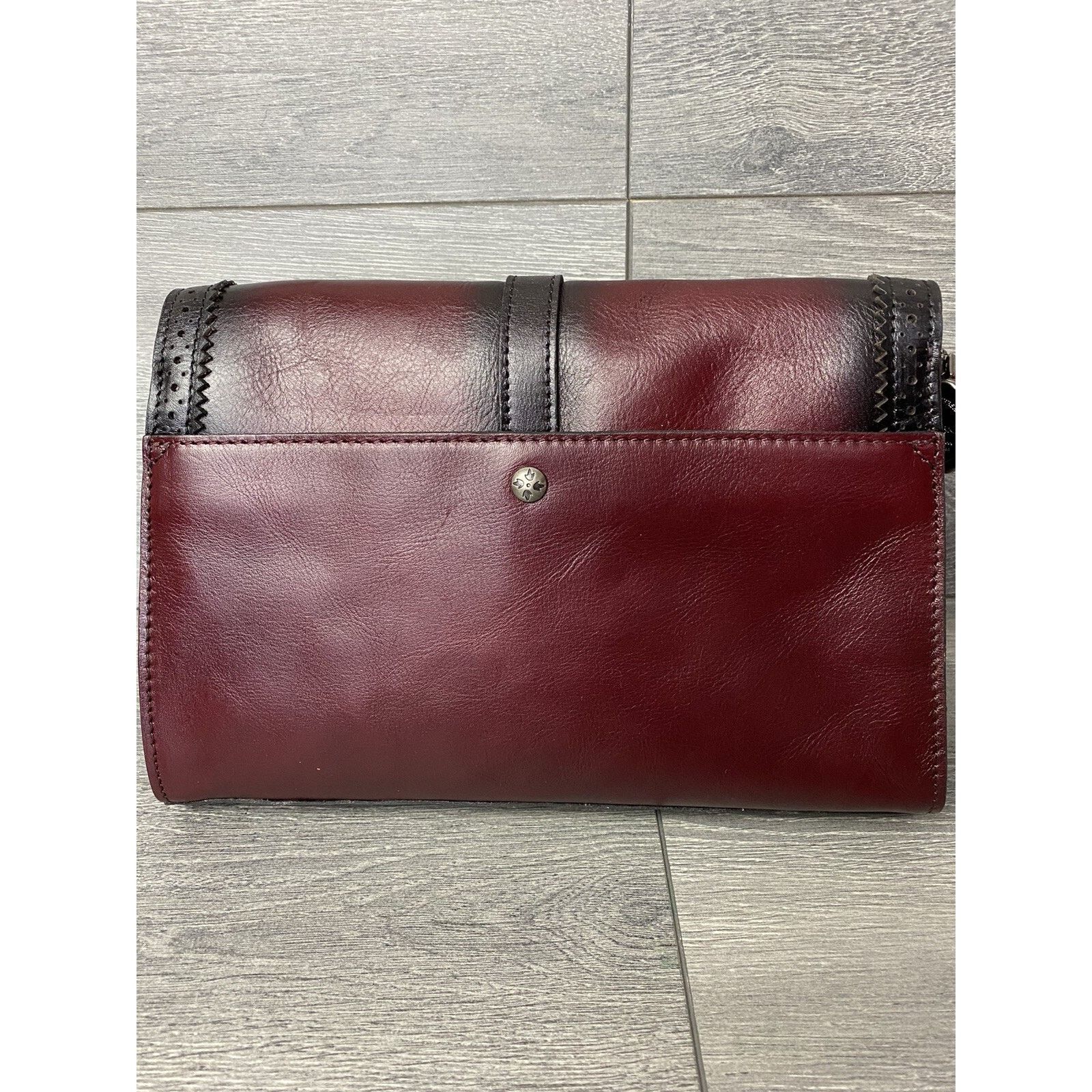 Patricia Nash Patricia Nash Leather bag wine color women bag A386262 Size ONE SIZE - 6 Thumbnail