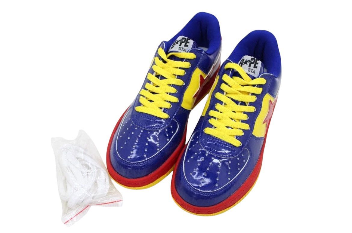 Bape Nigo Era A Bathing Ape Bape Sta Low DC Comics Superman Size US 8.5 / EU 41-42 - 2 Thumbnail