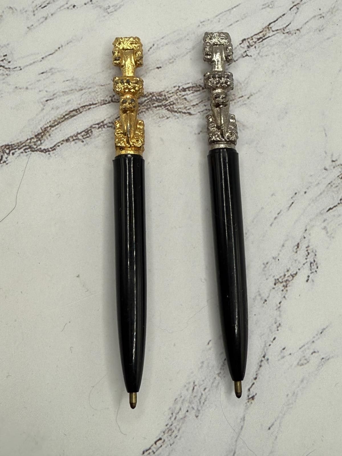 Other 1950s Vintage Purse Mini Poodle Pen Set w/Case Size ONE SIZE - 3 Thumbnail