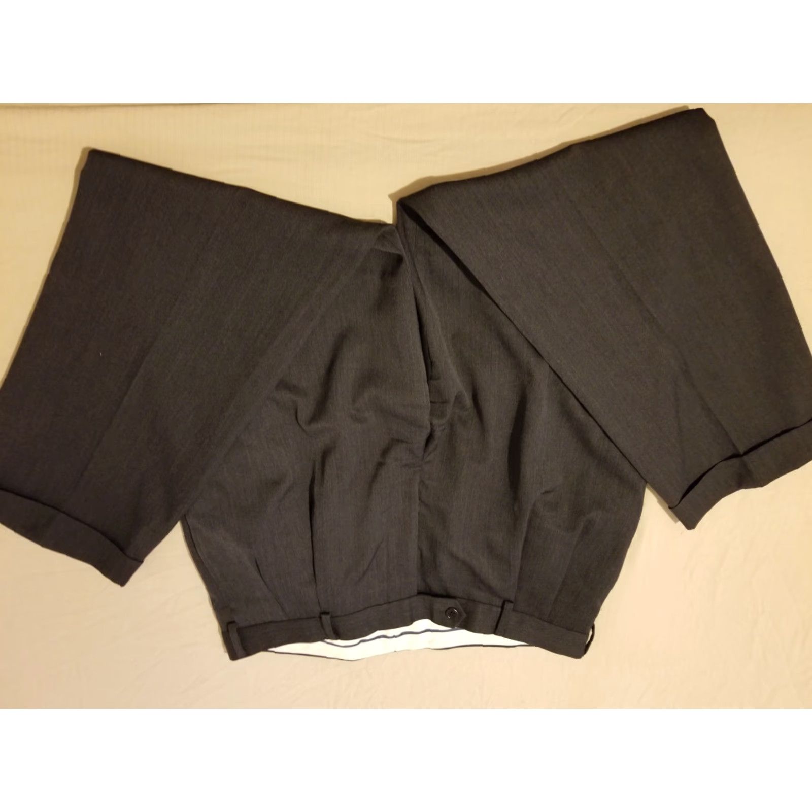 Brooks Brothers VINTAGE Brooks Brothers Mens Dress Pants Wool Gray 37x30 37x30 Regular Chino Twill? Size US 37 - 3 Thumbnail