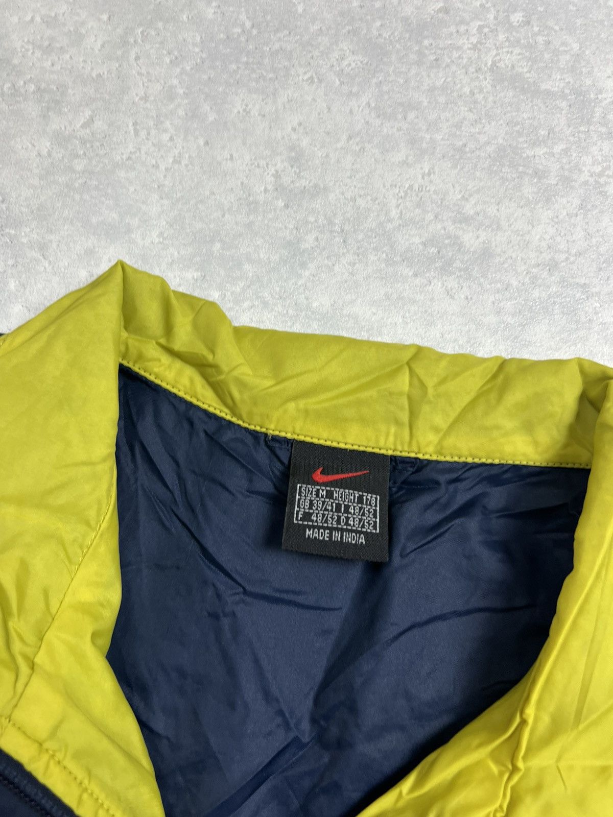 Nike 90s Nike Double Logo Vintage Y2K Oversized Nylon Jacket Size US L / EU 52-54 / 3 - 5 Thumbnail